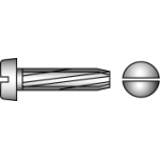 DIN 7513 steel form B - Thread - Self-tapping screws, form BE