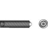 DIN 914 A2 - Hexagon socket set screws with cone point