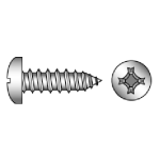 DIN 7981 A2 form C - Pan head tapping screws with cross recessed, form C