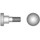 DIN 464 steel - Knurled thumb screws, high type