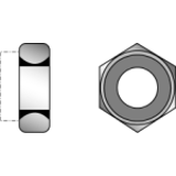ISO 7042 10 - Prevailing torque type (all-metal hexagon nuts), type 2