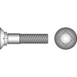 DIN 605 4.6 - Flat countersunk square neck bolts (with long square)