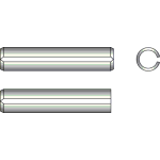 ISO 8752 steel - Clamping pins - slotted, heavy duty