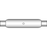 DIN 1478 steel - Turnbuckles made ​​from steel tube