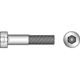 DIN 6912 A2 - Hexagon socket slotted head cap screws with center hole and low head